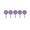 🥝 Purple_Base#534, variant on Wall Hooks 5 Pack No Drill Plastic Wall Hooks for Bathroom Kitchen Towels and Utensils