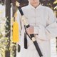 thumbnail image 3 of Espada de Tai Chi Espada con Borlas Punta I Artes Marciales Chinas de Seda Kung Fu Espada Taiji Borla Espada Corta Amarilla Borla ANGGREK Otros, 3 of 8