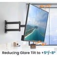 thumbnail image 2 of TV Wall Mount for Most 14-60 Inch TVs, Full Motion TV Mount with Perfect Center Design, Extension Tilt Swivel TV Mount Articulating Mount Max 400x400mm, 2 of 6