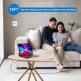 thumbnail image 6 of Type C Charger Block, 2 Pack Wall Charger Adapter with 10FT USB C Charging Cable, Type C Block Fast Charging USB C Brick Cube Charging Station Power Base Charger Box Phone Charger Cords, White, 6 of 7
