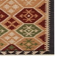 thumbnail image 3 of Rugsotic Carpets Eco-Friendly Woven Hand Woven Kilim Flat Weave Multicolor Contemporary Area Rug, 5'x8' Rectangle, Antimicrobial, 3 of 5