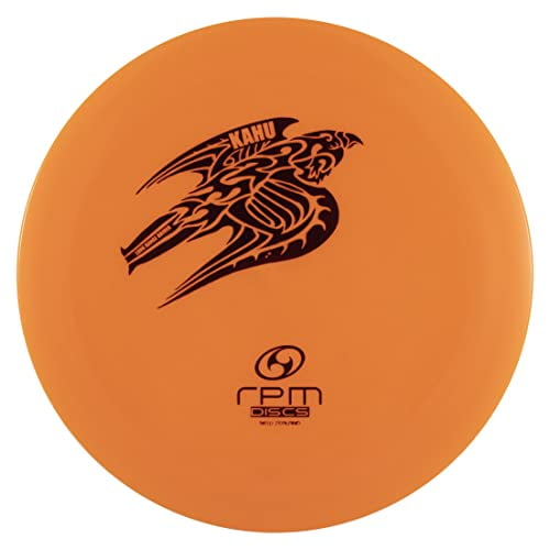 RPM Discs Kahu Atomic | Fairway Driver Golf Disc | Advanced Disc Golf Driver [Stamp Color & Weight May Vary] (Orange)