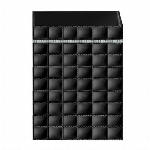 NuSteel GB8H Giraffe Black Wastebasket
