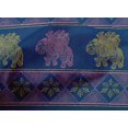 thumbnail image 4 of oneOone Cotton Poplin Fabric Floral & Elephant Block Printed Craft Fabric BTY 56 Inch Wide, 4 of 4