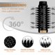 thumbnail image 4 of Secador Cepillo de Pelo Multifuncional, Cepillo de Aire Caliente 4 en 1, Cepillo Alisador Pelo Secador Pelo Peine Cepillo para Alisar con Iones Negativos 3 Temperaturas Mango Ergon&oacute;mico par, 4 of 7