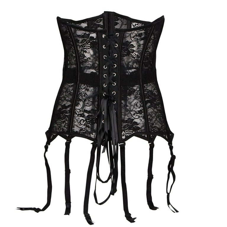 MELT THE LADY lace up layered corset 黒 melt the lady lace up layered corset