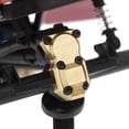 thumbnail image 2 of Brass Differential Cover for Axial Scx24 90081, RC Car Metal Upgrade Parts Gold, 2 of 10