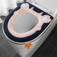 thumbnail image 4 of Toilet Seat Cushion For Household Use, Cute Toilet Seat Cover With Seasonal Universal Fit, Thickened Waterproof Zippered Toilet Gasket With Easy Installation And Cleaning, 4 of 9