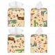 thumbnail image 2 of Balery Groovy American Western Footwear Porta Pañuelos de Cuero con Estampado – Funda Moderna Cuadrada para Caja de Pañuelos, Dispensador 5x5x5'', 2 of 7