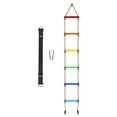 thumbnail image 2 of MERIGLARE Climbing Rope Ladder for Kids 6 Sections Climbing Frame for Parks Tree House, 2 of 9