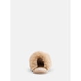 thumbnail image 3 of Joyspun Women’s Faux Fur Puff Scuff Slippers, 3 of 6