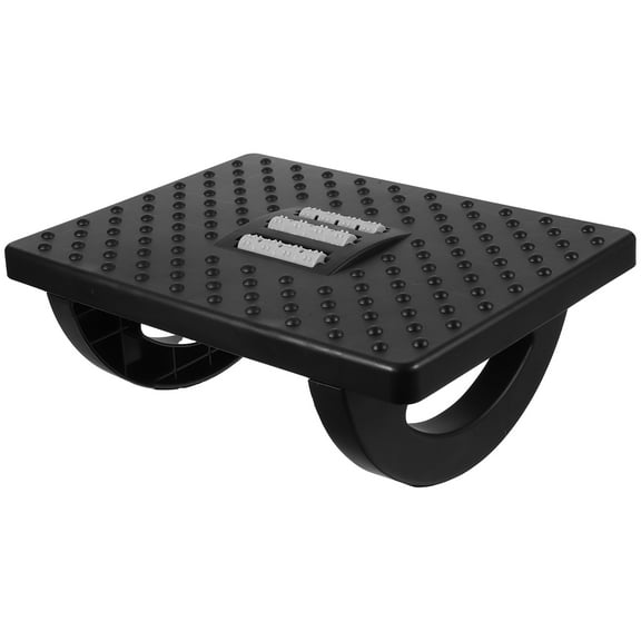 Guiyong Foot Rest Under Desk Office Foot Stool Convenient Footrest Practical Roller Foot Resting Stool