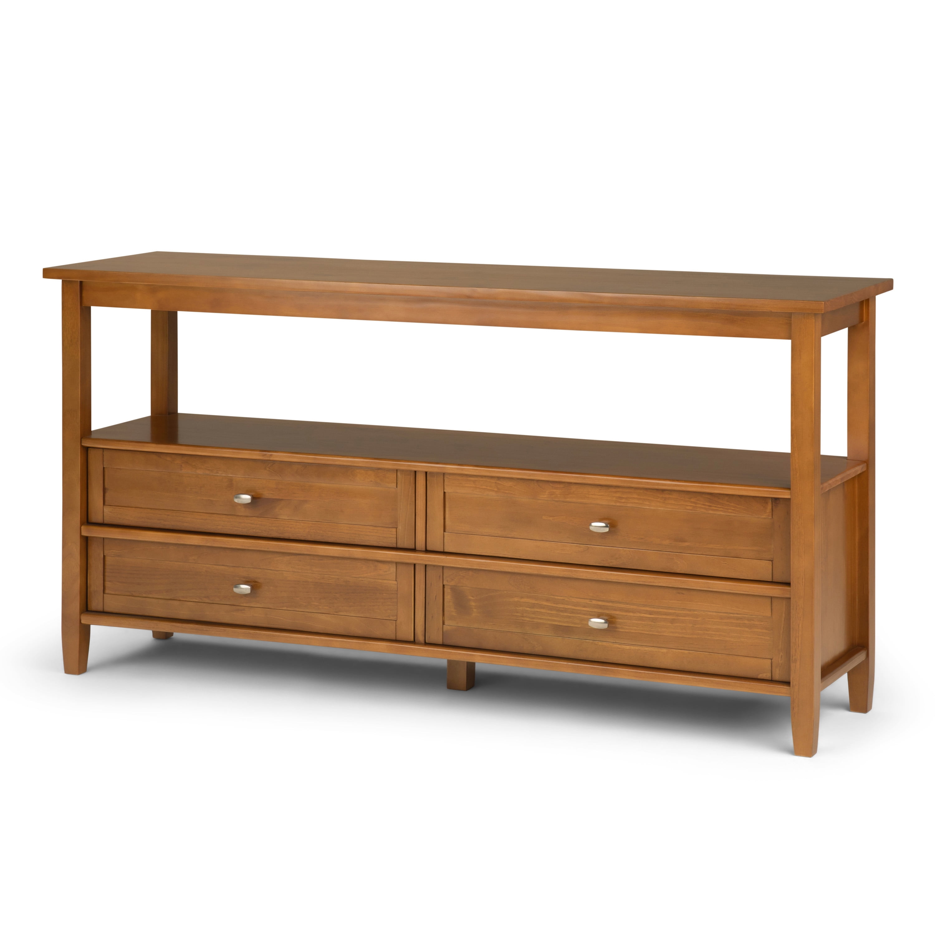 Brooklyn + Max Lexington Solid Wood 60 inch Wide Rustic Wide Console