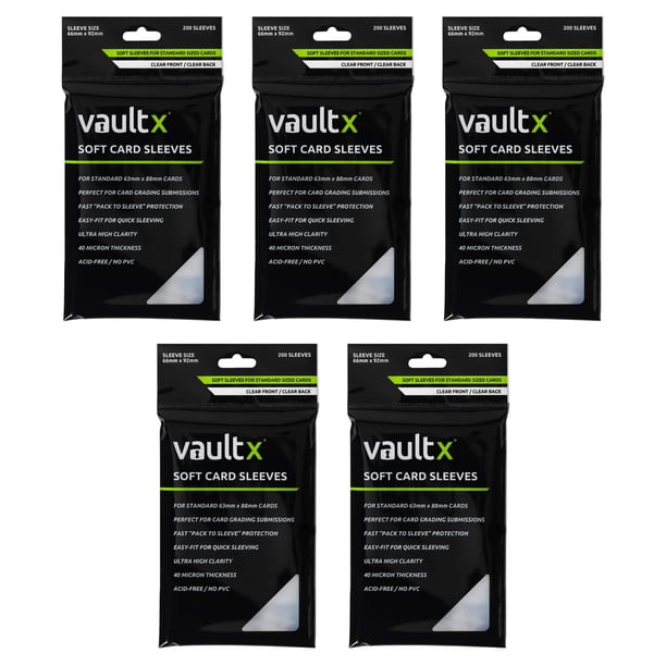 Tarjeta coleccionable Penny Sleeves Vault X Soft High Clarity 1000 Vault X Vault X
