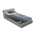 thumbnail image 2 of Ambesonne Rustic Fitted Sheet & Pillow Sham Set, Antique Wooden Window, Twinxl, Charcoal, 2 of 2