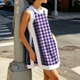 thumbnail image 5 of Stralyhd Two Piece Lounge Set for Women Summer Loose Sets Casual Shorts Outfits Vacation Matching Set with Pockets Purple XL, 5 of 5