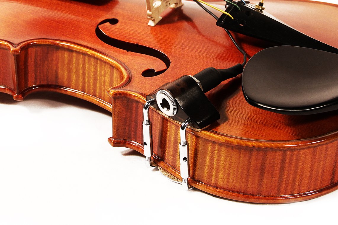 KNA VV-3 Portable Piezo Pickup for Violin and Viola with Deluxe Jack Housing