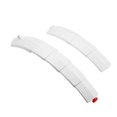 thumbnail image 2 of Universal Bike Mudguard Set Bicycle Front Rear bike retractable mudguard ABS Plastic Mud Fender with Taillight, White, 2 of 6
