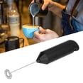 thumbnail image 4 of Handheld Mini Drink Mixer, Electric Handheld Milk Frother Comfortable Grip Easy To   For Kitchens Black And Bracket, 4 of 8