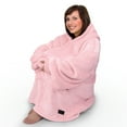 thumbnail image 5 of Flyingstar Oversized Hoodie Blanket,Cozy Reversible Oversized Sweatshirt for Adults Women Men And Teens Boy Girl,Pink, 5 of 6