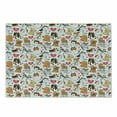 thumbnail image 1 of Dog Lover Cutting Board, Cartoon Canines Bullterrier Doberman Husky Spaniel Love Theme Funny Characters, Decorative Tempered Glass Cutting and Serving Board, Small Size, Multicolor, by Ambesonne, 1 of 1