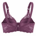 thumbnail image 4 of Gytharion Women's Thin Lace Bras Underwire Push Up Lifting Anti-sagging Underwear Bras Full Coverage Adjustable Straps Everyday Bras, 4 of 7