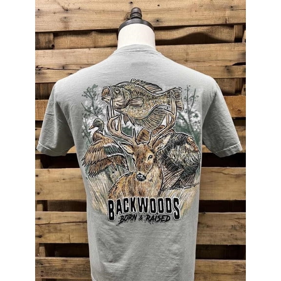Backwoods Born & Raised Wildlife Unisex T-Shirt