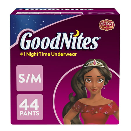 GoodNites Bedtime Bedwetting Underwear For Girls (Choose Your Size and
