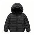 thumbnail image 3 of Xingjin Boys Winter Coat, Kids Winter Jacket with Hood, Boys Puffer Jacket with Full Zip and Multi Pockets, Lightweight Warm Outerwear for Cold Weather, 3 of 8