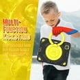thumbnail image 5 of ELEHOLD Kids Case for iPad Pro 11" (2022/2021/2020/2018) / iPad Air4 Air5 10.9",Rugged Shockproof Case with 360° Rotatable Folding Handle Grip Kickstand Crossbody Shoulder Strap Pencil Holder,Yellow, 5 of 8