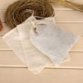 thumbnail image 2 of 10pcs Cotton Muslin Drawstring Straining Tea Cooking Separate Spice Food Filter, 2 of 6