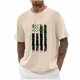 thumbnail image 1 of Camisetas de Manga Larga para Hombre Algodón Impresión Cuello Redondo Blusas de Moda Casual, 1 of 3