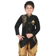 thumbnail image 4 of AHHAAAA Kids Sherwani dhoti pant Handwork Embroidery - Indo western Ethnic wear for kids and boys, 4 of 5