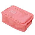 thumbnail image 2 of Bolsa para zapatos de almacenamiento de cosméticos de viaje impermeable a prueba de polvo para acampar (rosa) Likrtyny Para Estrenar, 2 of 7