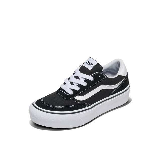 Zapatillas Vans Brooklyn LS Platform para mujer, gamuza negra 7.5