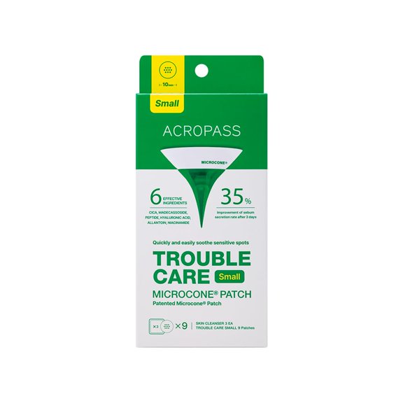 Acropass Trouble Care Microcone Parche para Acné Pequeño 9 unidades