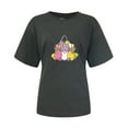 thumbnail image 3 of Daisyyozoid T-Shirt de Pâques pour Femmes, Imprimé Mignon Bunny, Manches Courtes Décontractées, 3 of 4