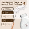 thumbnail image 3 of Cepillo para botellas Almond Cow de 33 cm con mango inclinado, 3 of 6