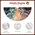 thumbnail image 4 of Daiia White And Red Storm Dragon Drawing Merry Christmas Tree Skirt , Xmas Large Lace-up Tree Skirt, Santa Snowflakes Rustic Home Decorations New Year Party Farmhouse Decor-30", 4 of 7