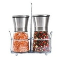 thumbnail image 3 of GUOOL Adjustable Grinder Coarse Mill Glass Shakers Spice Jar Short with stand, 3 of 9