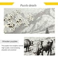 thumbnail image 2 of FREEAMG Ranch Drawing Jigsaw Puzzles 1000 Piece for Adults Large Puzzle Game Challenging Family Puzzle Game for Adults Teens 29.5" x 19.7", 2 of 7