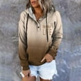 thumbnail image 2 of Vedolay Fall Tops for Women Women's 2023 Casual Half Zip Pullover Sweatshirt Long Sleeve Knit Tunic Pullover Tops,Khaki XXL, 2 of 3