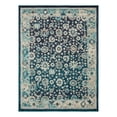thumbnail image 3 of Unique Loom Penrose Collection Area Rug - Krystle (9' x 12' 2" Rectangle Navy Blue/Beige), 3 of 7