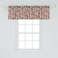 thumbnail image 2 of Ambesonne Floral Valance Pack of 2, Flowers in Watercolor Effect, 54"X18", Multicolor, 2 of 4