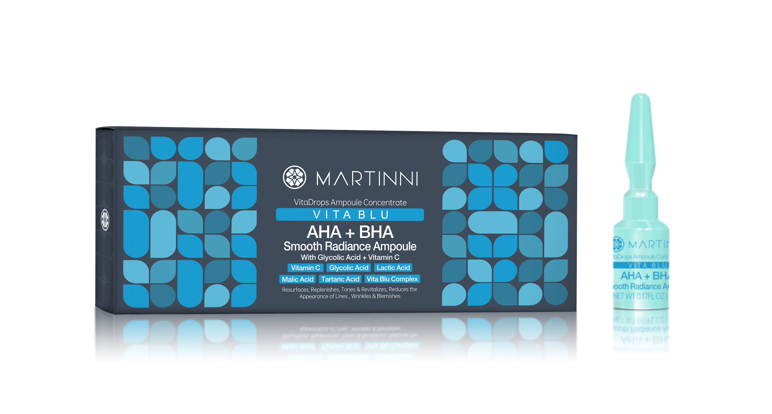 AHA + BHA Smooth Radiance Ampoule 10 Ampoules