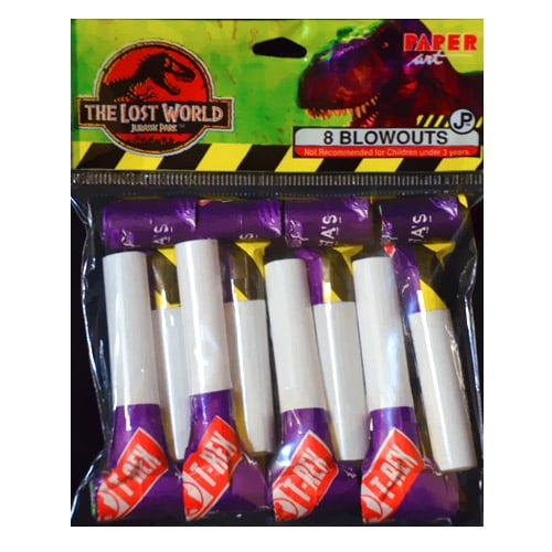 Jurassic Park 'Lost World' Blowouts (8ct)