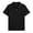 Black, variant on Boys Embroidered Print Polo Shirt â Durable Cotton Uniform Shirt Short Sleeve Collared Top, Preppy Style, Formal Events and Family Gatherings Kids Polo Shirt