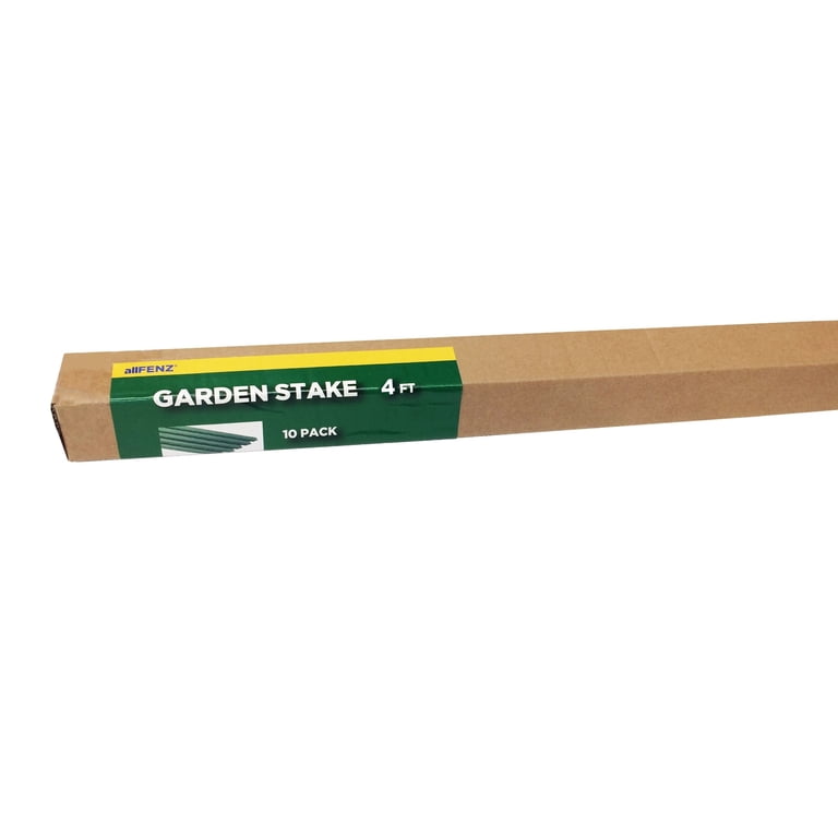 Allfenz 48-Inch Garden Stakes, Green (10-Pack) photo 3