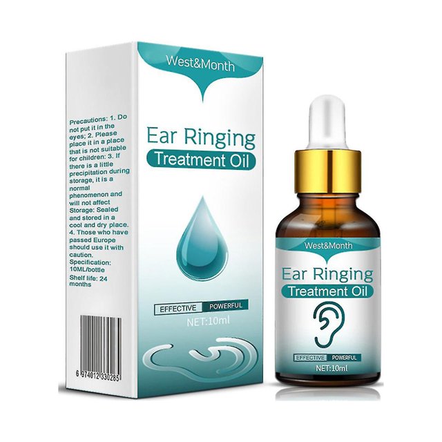 Gotas para los oídos con problemas de audición de 10 ml para los síntomas del tinnitus Líquido para el cuidado del oído