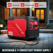 PowerSmart 4800-Watt Portable Gas Inverter Generator, RV Ready, CO Sensor for Home Backup Outdoor